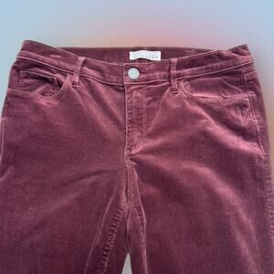 LOFT Women’s 8 Burgundy Purple MODERN SKINNY Corduroy Jeans